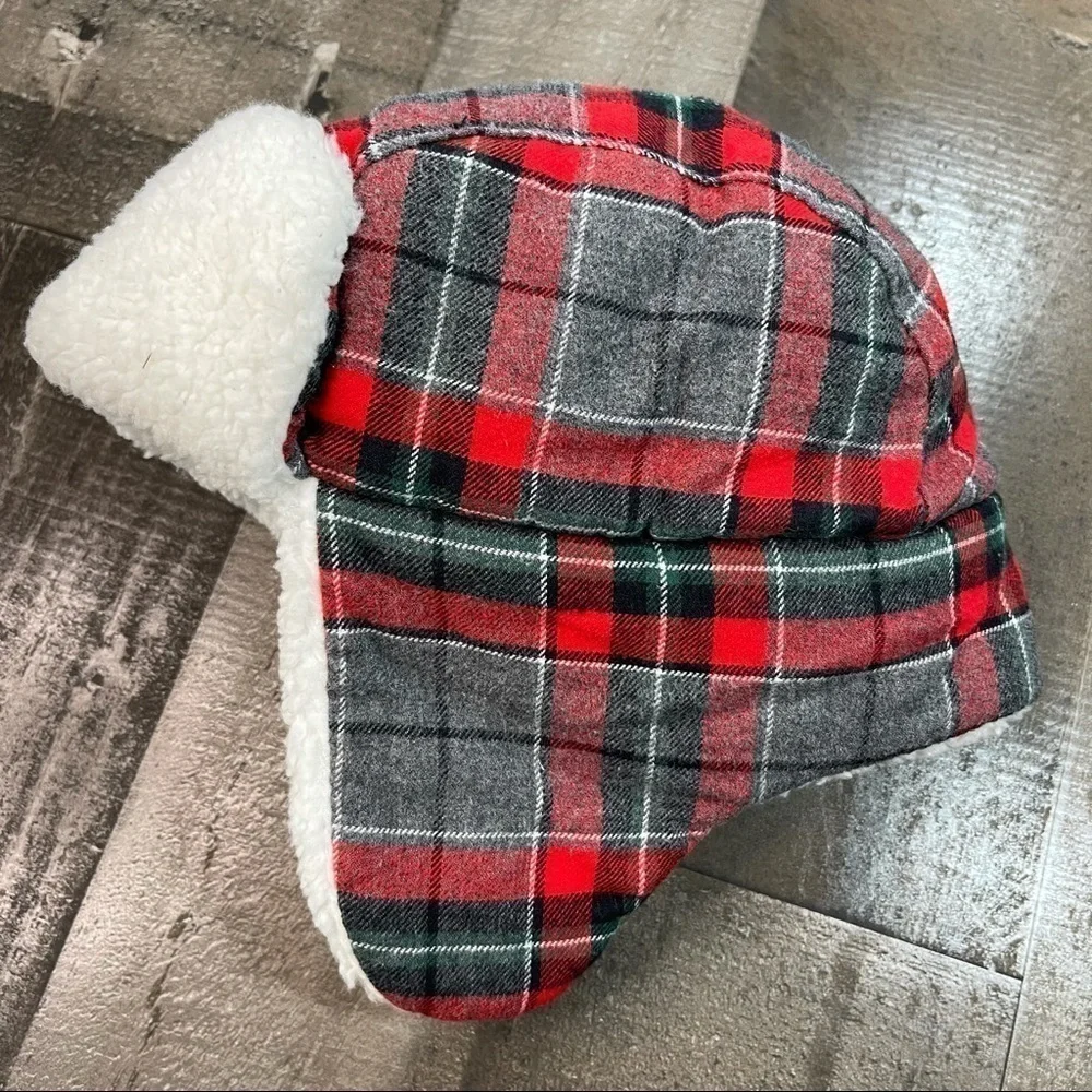 Carter’s Boys Winter Plaid Hat 12 - 24 months